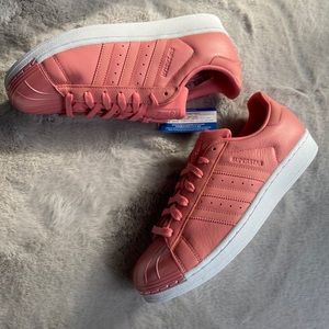 Adidas Superstar Rose Pink Metal Toe
